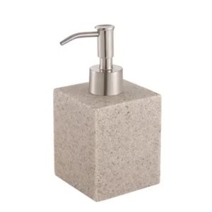 Cooke & Lewis Dvina Pebble Sandstone Effect Soap Dispenser