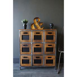Hudson 9 Drawer Wooden Storage Chest Of Drawers