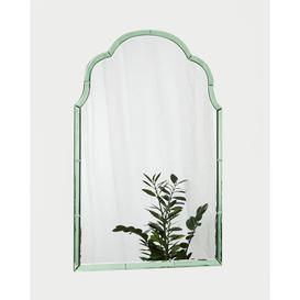 Aurora Green Curve Wall Mirror Extra Large