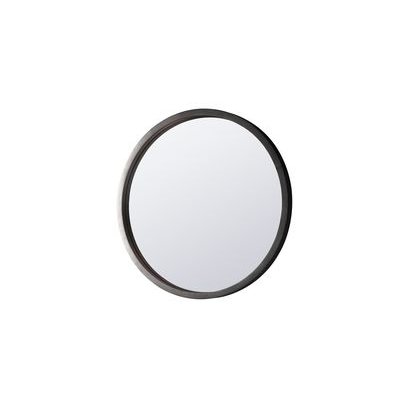 Sheldon Round Wall Mirror With Black, Rockbourne Round Wood Frame Wall Mirror