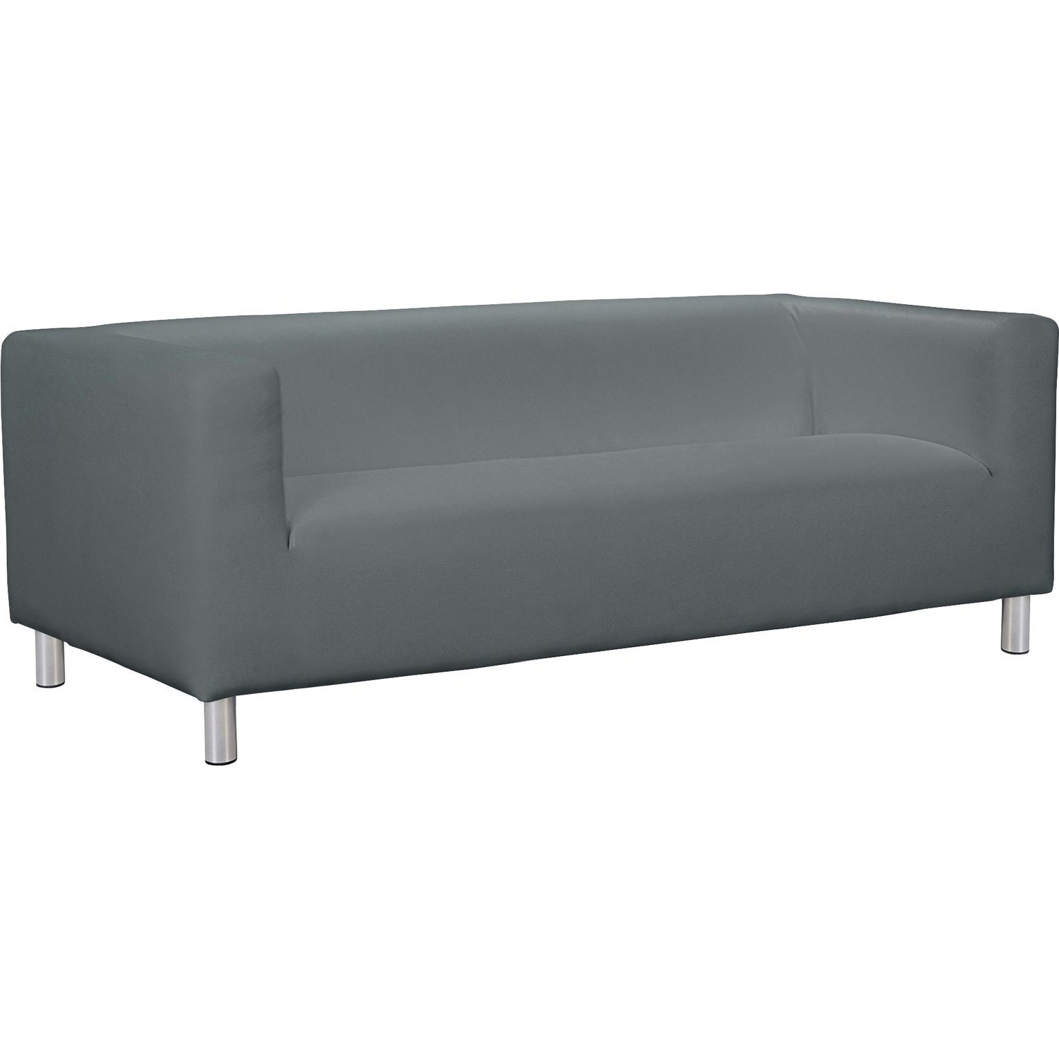 Argos Home Moda 3 Seater Fabric Sofa - Grey | uFurnish.com