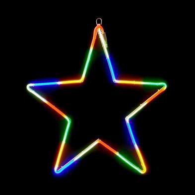 Rainbow Star Rope Light Christmas Decoration