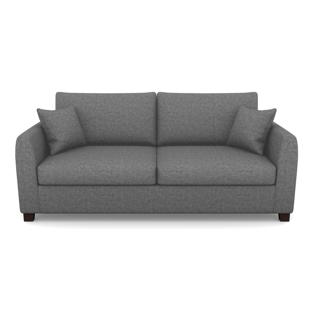 Rhossili 3 Seater Sofabed in Easy Clean Plain- Ash