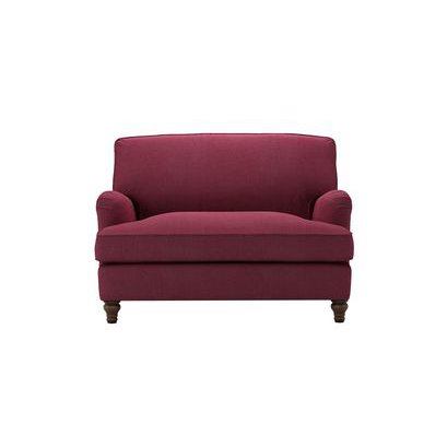 Bluebell Loveseat Sofabed in Boysenberry Brushed Linen Cotton - sofa.com