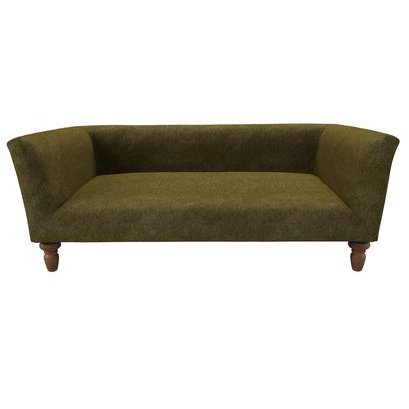Cecil Large Pet Bed in Forest Soft Chenille - sofa.com