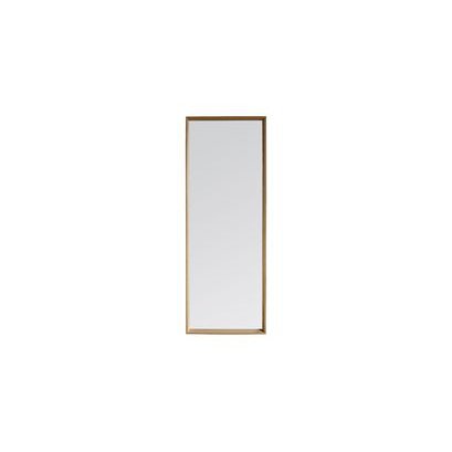 Milton Floor Mirror with Oak Frame - sofa.com