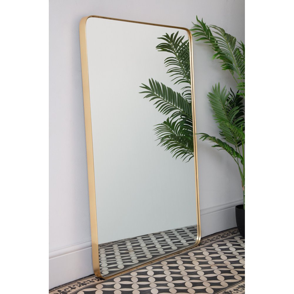 Large Rectangular Framed Wall Mirror