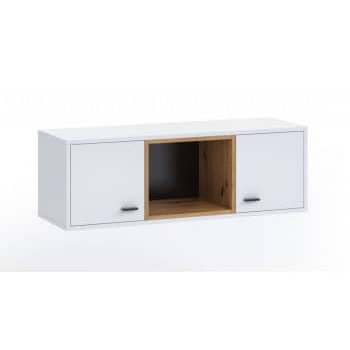 Olier 11 Wall Hung Cabinet - White Matt 105cm