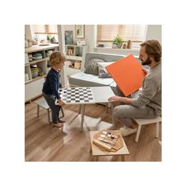 Vox Match Kids Table & Chairs Set - White