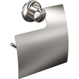 image-Azu Wall Mounted Toilet Roll Holder with Cover