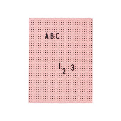 A4 Memo board - / L 21 x H 30 cm by Design Letters Pink