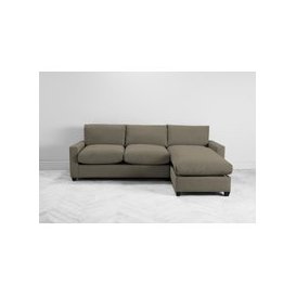 Mimi Right Hand Chaise Ottoman Sofa Bed in Winter Rye