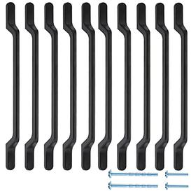 image-Cabinet Handles Drawer Kitchen Cupboard Handles Pull 20 Pcs Kitchen Cupboard Door Wardrobe Hardware Black 192mm (7-1/2inch) - Like New