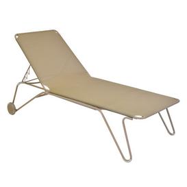 image-Harry Sun lounger - 4 positions by Fermob Beige