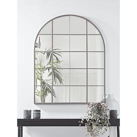 NEW Black Arched Window Mirror