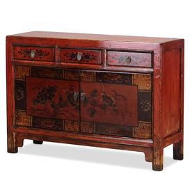 Painted Patchwork Sideboard