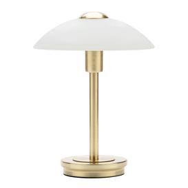 image-Archie Touch Lamp, Satin Brass and Alabaster