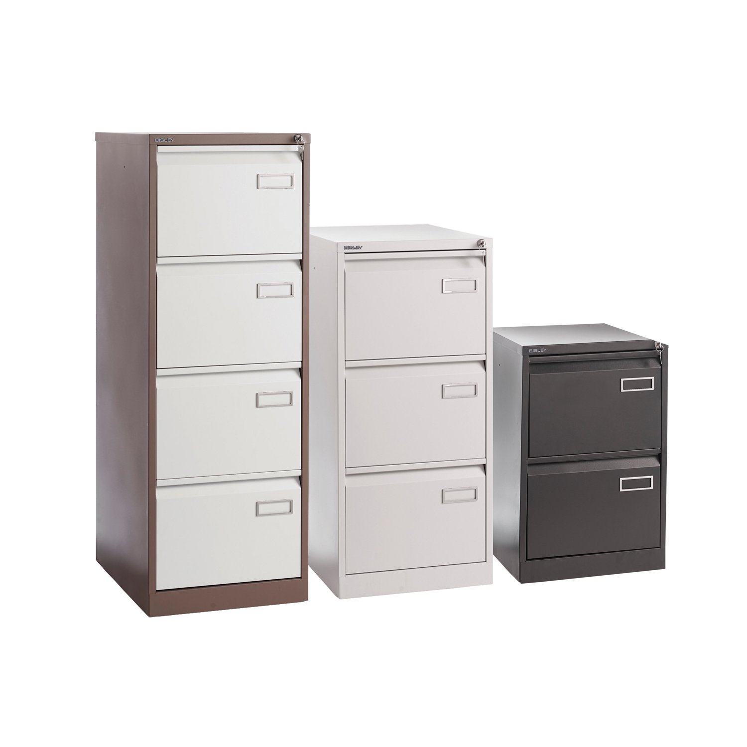 Executive Filing Cabinet, Silver