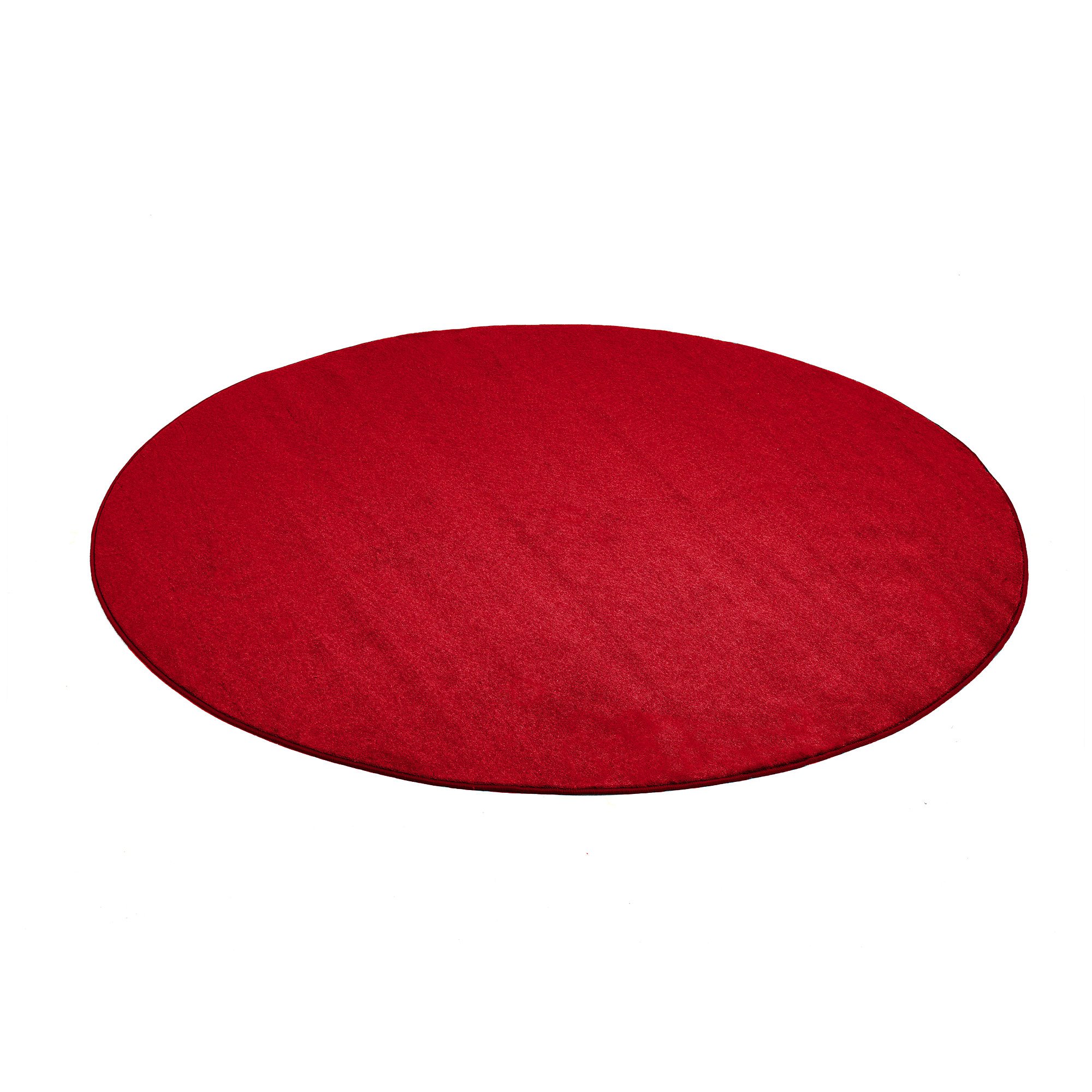Round play mat KALLE, Ø1500 mm, red