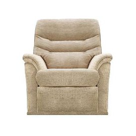 G Plan - Malvern Fabric Armchair with Manual Recliner - Boucle Oyster