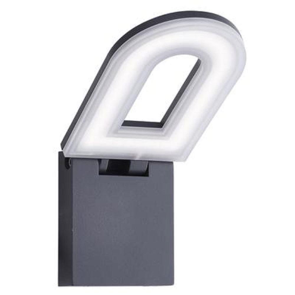 Searchlight 0583GY 1 Light Outdoor Wall Light With Frosted Diffuser In Grey