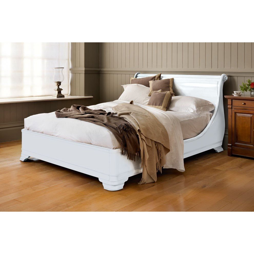 Manoir Painted Socle Bed - Small Super King 167 x 200cm - 5ft 6inches - None