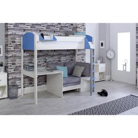 image-Noah High Sleeper with Desk and Chair Bed