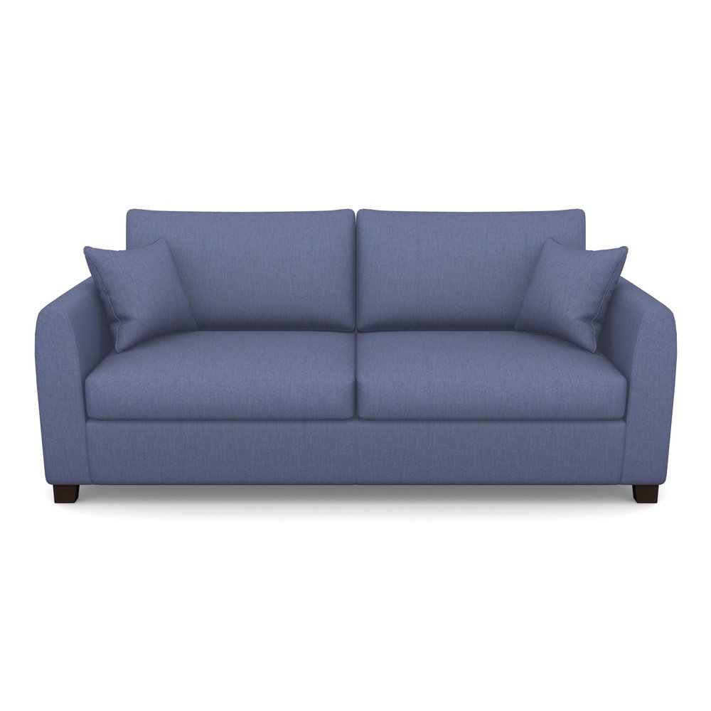 Rhossili 3 Seater Sofabed in Clever Cotton Mix- Oxford Blue