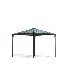 Canopia By Palram Palermo 3000 Garden Gazebo - 3 X 3M, Heavy Duty Aluminium Frame, Rust Resistant