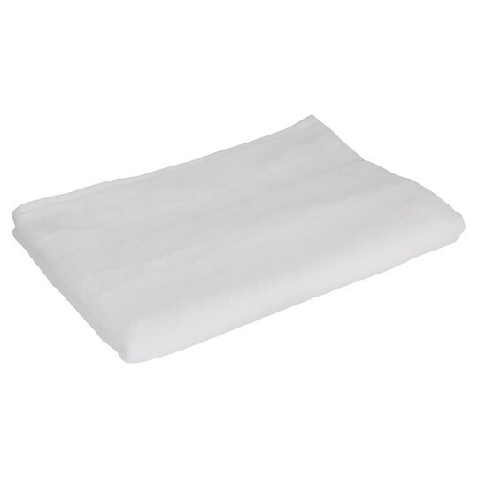 Tesco Supersoft Cotton Bath Sheet White