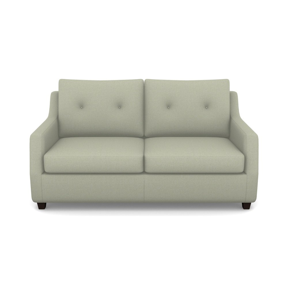 Oxwich Compact 3 Seater Sofabed in Plain Linen Cotton- Sage
