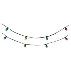 Blooma Barnaby Mains-Powered Multicolour 10 Led Outdoor String Lights