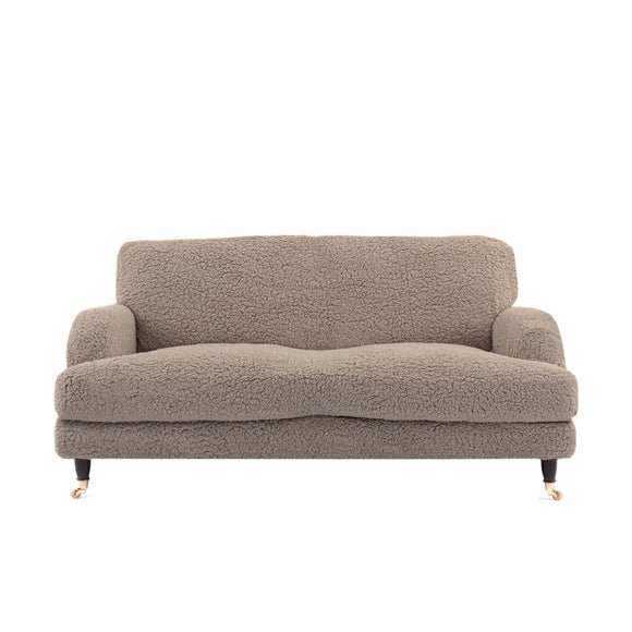 Teddy Three Seater Sofa Cover Teddy Taupe