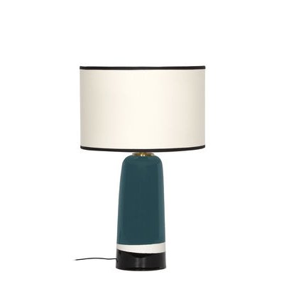 Sicilia Small Table lamp - / H 49 cm - Ceramic by Maison Sarah Lavoine Blue