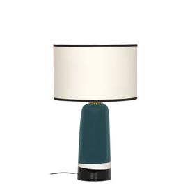 image-Sicilia Small Table lamp - / H 49 cm - Ceramic by Maison Sarah Lavoine Blue