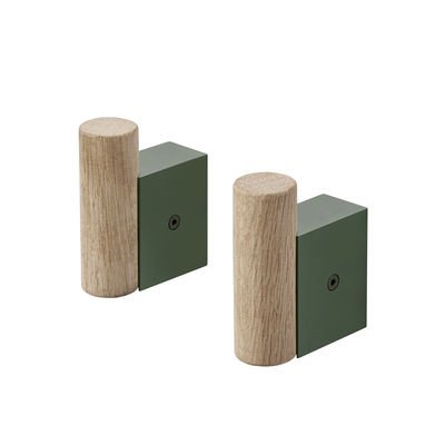 Attach Hook - / Set of 2 by Muuto Green