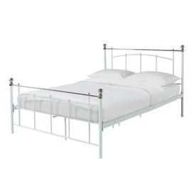 Argos Home Yani Small Double Metal Bed Frame - White