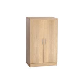 Small Office Mid Height Storage Cupboard, Sandstone