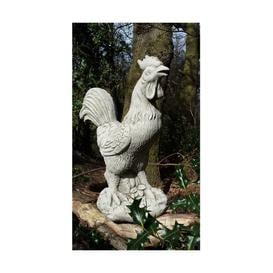 image-Palacios Cockerel Stone Garden Statue