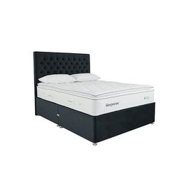 Sleepeezee - Natural Touch 3000 Pillowtop Divan Set with 2 Drawers - Double - Weave Noir
