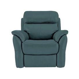 Relax Station Revive NC Leather Manual Recliner Armchair - NC Lake Green
