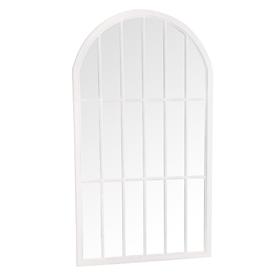 Elsa White Large Arched Window Mirror