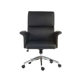 East River Elegance Medium-back Office Chair - Black