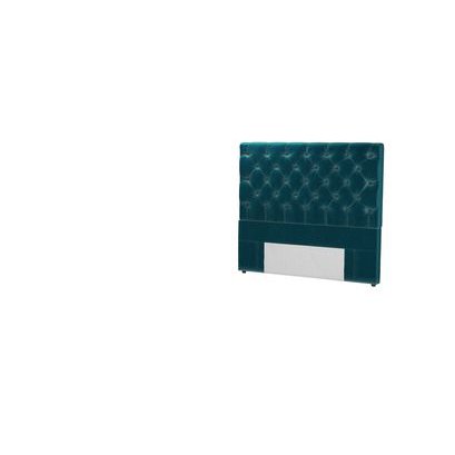 Standalone Rosalie 130cm King Headboard in Deep Turquoise Cotton Matt Velvet - sofa.com