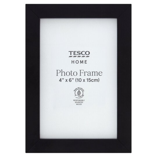 Tesco Photo Frame 4X6 Black