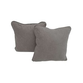 Legend Pair of Scatter Cushions - Cosmo Pewter