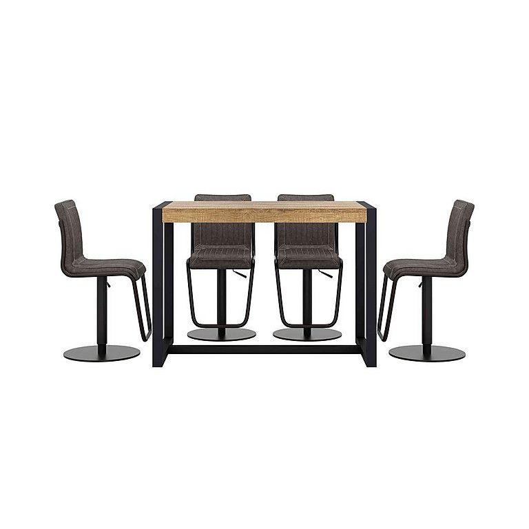 Fire 2.0 Bar Table and 4 Bar Stools