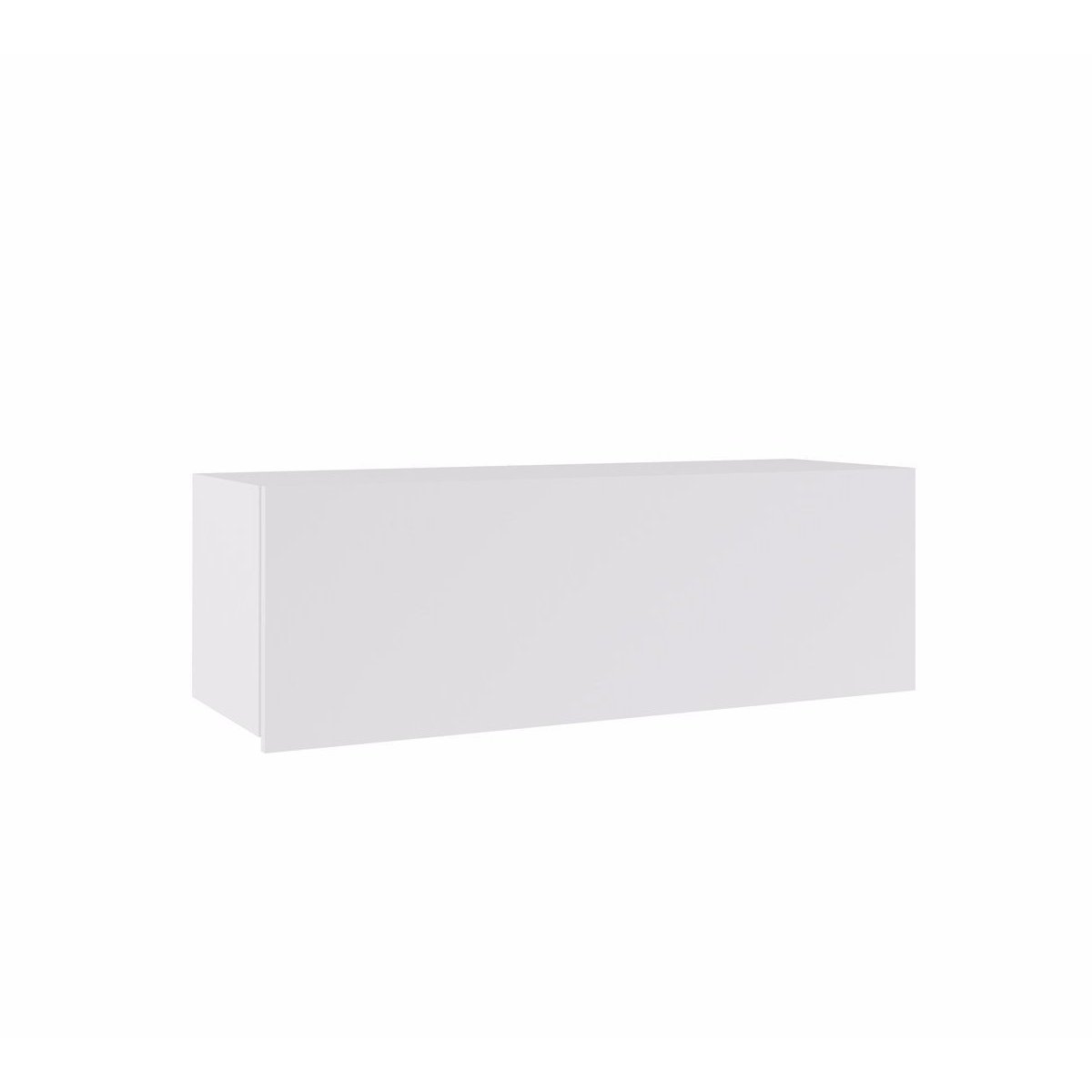 Calabrini Wall Cabinet in White Gloss 105cm - White Gloss 105cm