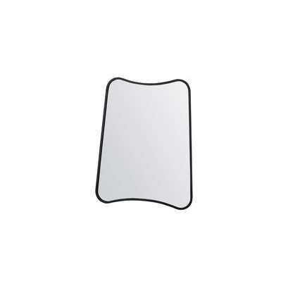 Fleming Small Rectangle Wall Mirror with Black Frame - sofa.com