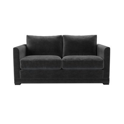 Aissa 2 Seat Sofa Bed in Armour Smart Velvet - sofa.com